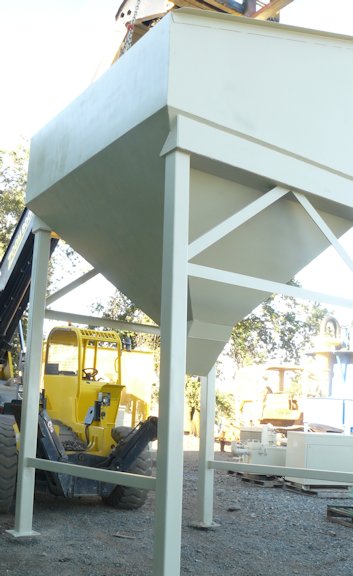 Approximately 20 Cubic Yard Mild Steel Feed Hopper With 9’ 10” Wide X 9’ 10” Long Feed Opening)